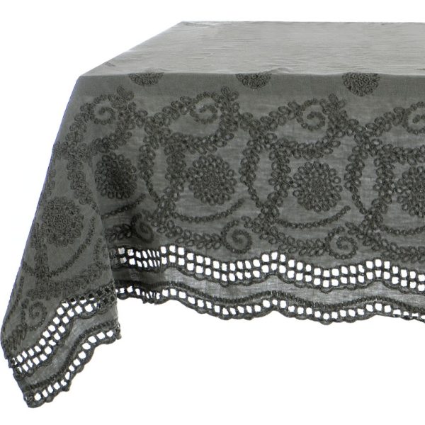 Скатерть с вышивкой WASHED LINEN A2808199VE