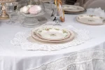 Скатерть с кружевной оборкой TIEPOLO A3567899BI — изображение 5