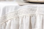 Скатерть с кружевной оборкой TIEPOLO A3567899BI — изображение 6