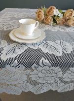 Скатерть  кружевная DENTELLE 320*160см  A35813B — изображение 2