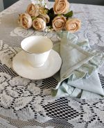 Скатерть  кружевная DENTELLE 320*160см  A35813A — изображение 3