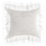Подушка декоративная с вышивкой и оборкой PROVENZIALE A35288