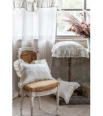 Подушка декоративная с вышивкой и оборкой PROVENZIALE A35288 — изображение 3