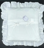 Подушка декоративная с вышивкой и оборкой PROVENZIALE A36944 — изображение 4