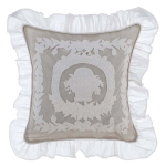 Подушка декоративная с вышивкой и оборкой PROVENZIALE A36946