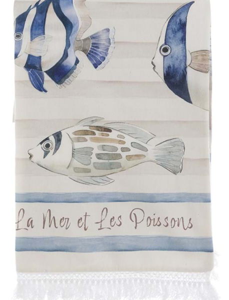 Полотенце пляжное LES POISSONS A38133BG