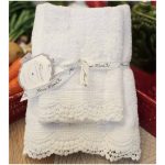 Набор из 2-х махровых полотенец  Blanc MariClo’  A37649BI-3